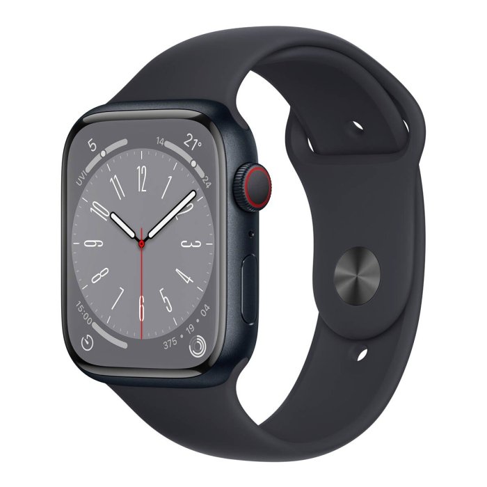 💓好市多代購💓 Apple Watch S8 (GPS+行動網路) 45公釐鋁金屬錶殼 運動型錶帶MNK43TA/A