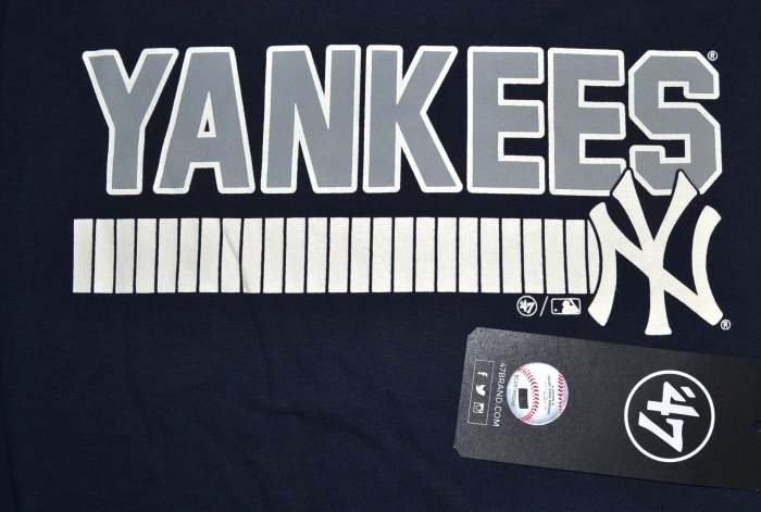 47 BRAND 短袖T恤【M寬鬆版】紐約洋基隊 Loaded Bases Super Rival 海軍藍 全新 現貨