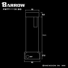 小白的生活工場*Barrow 壓克力 DDC馬達用一體水箱 RGB版 PBTT-YTB3130