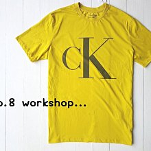 ☆【CK男生館】☆【Calvin Klein大LOGO印圖短袖T恤】☆【CK006H3】(XS)