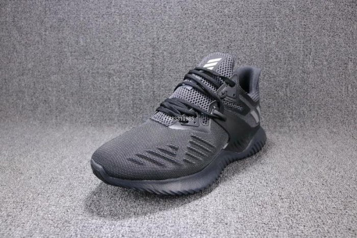 Adidas Alpha Bounce 2M 黑色 百搭 休閒運動慢跑鞋 男鞋 BB7568