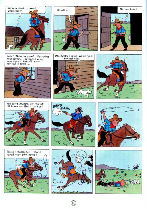 丁丁歷險記(英文版) Tintin in America《丁丁在美國》The Adventures of Tintin