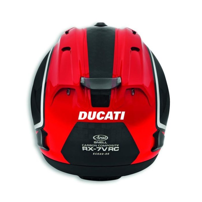 DNS部品 2018 DUCATI ARAI RX-7V RC CORSE CARBON 2 彩繪碳纖維全罩式安全帽