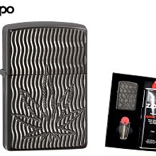 【寧寧精品】Zippo 台中30年專賣店 防風打火機 鎧甲加厚 鎢鋼亮面 立體 葉子 下標送原廠精美禮盒組 4447-4