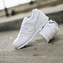 台灣未發 南 2021 4月 New Balance 574  女鞋 大童鞋 白 全白色 皮革 鞋帶款 574ERM