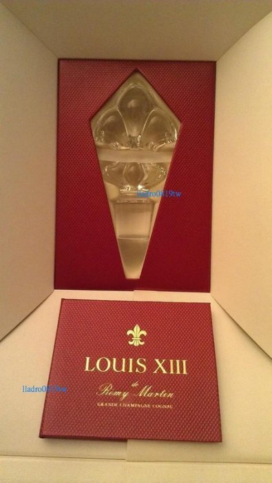 (貝殼版整組+紙箱提盒)路易13 Louis xiii 路易十三 水晶瓶 空酒瓶Baccarat 巴卡拉 /另施華洛世奇