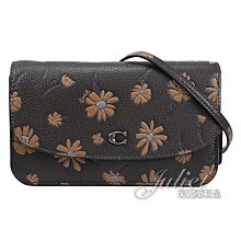 【茱麗葉精品】全新精品 COACH 專櫃商品 CE775 HAYDEN 經典C 花卉印花翻蓋斜背包.深咖 現貨