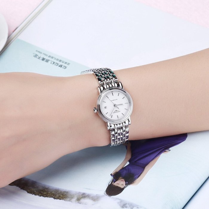 現貨 手錶Longines浪琴正品手表女表 瑰麗時尚全自動機械表L4.321.4.12.6