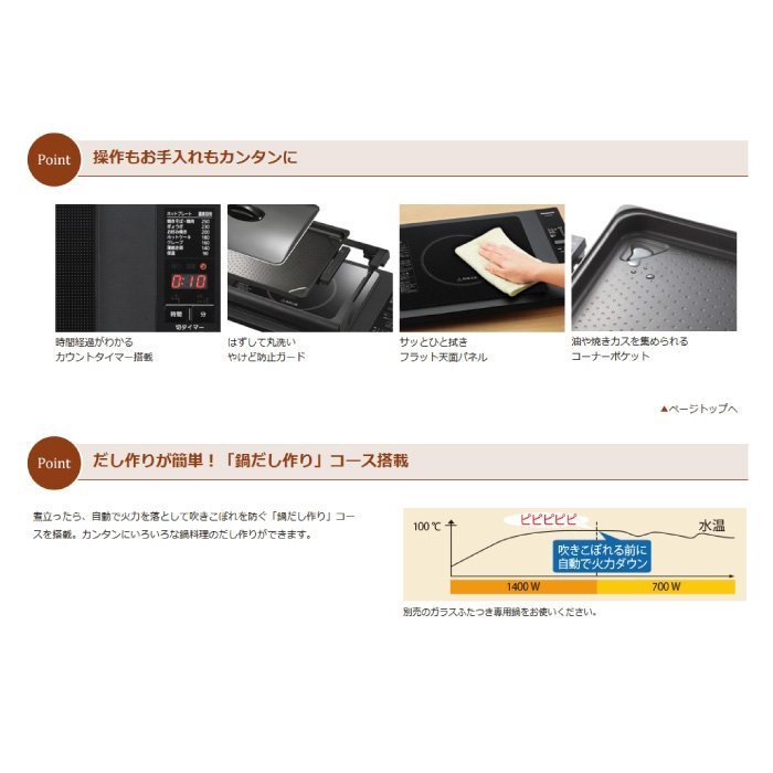 **驚安店**Panasonic(國際牌) KZ-HP1100 桌上型 IH調理爐 KZ-HP1100-K