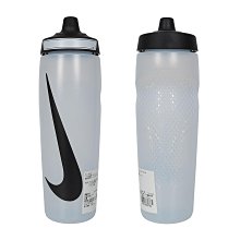 NIKE REFUEL BOTTLE 瓶蓋擠壓水壺 24 OZ(慢跑 登山 單車「N100766612524」≡排汗專家≡