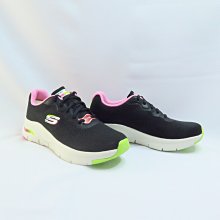 Skechers ARCH FIT-INFINITY 女慢跑鞋 149722WBKMT 寬楦 黑【iSport愛運動】