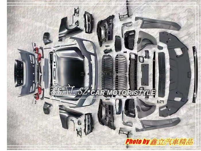 ※ 鑫立汽車精品 ※ F01 F02 09-15年 舊款改新款 G12 前保 後保 大燈 尾燈 引擎蓋 總成副廠件 素材