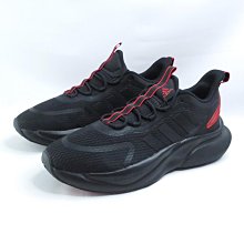 ADIDAS ID8624 AlphaBounce+ 男 慢跑鞋 黑x紅 大尺碼【iSport愛運動】