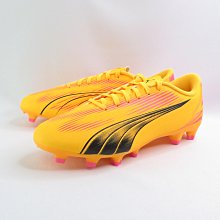PUMA 10776303 男 足球鞋 Ultra Play FG/AG 釘鞋 橘【iSport愛運動】