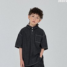 M~XL ♥襯衫(DARK BLACK) FORK CHIPS-2 24夏季 FOR240404-063『韓爸有衣正韓國童裝』~預購