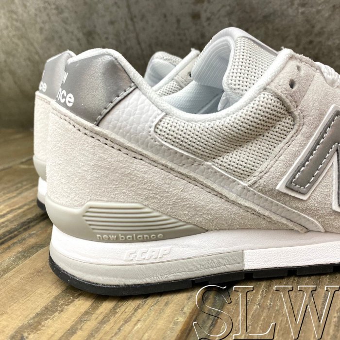 『 SLW 』CM996BT 男女 NEW BALANCE 996系列 麂皮 復古 休閒鞋 淺灰白色 28