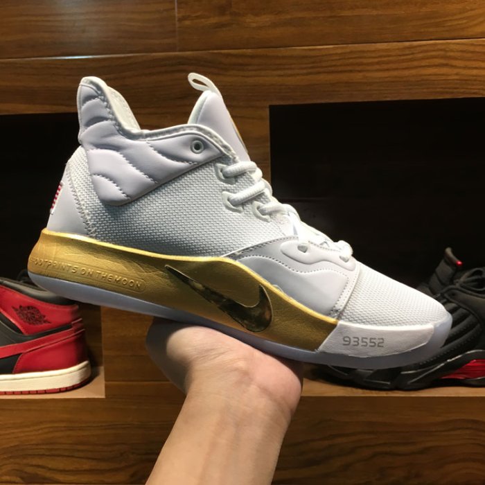 NIKE PG3 NASA EP 宇航員 白金 運動實戰籃球鞋 男鞋 CI2667-100