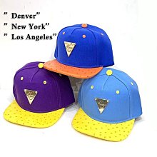 =CodE= HATER SNAPBACK NBA CITY 鴕鳥皮帆布棒球帽(藍橘)JORDAN NEW YORK KNICKS 紐約尼克 KOBE 一元起標
