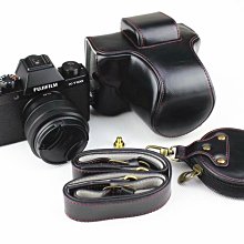 適用 for 富士 FujifilmXT100皮套 X-T100 15-45mm套機相機包攝影皮套肩帶 w1106-2