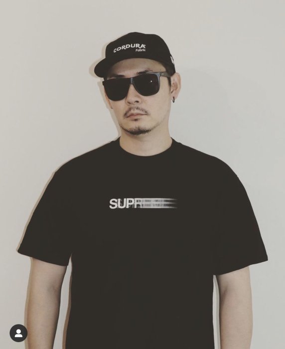 全新真品現貨在台supreme motion logo tee ss23 black 黑色白logo 幻影