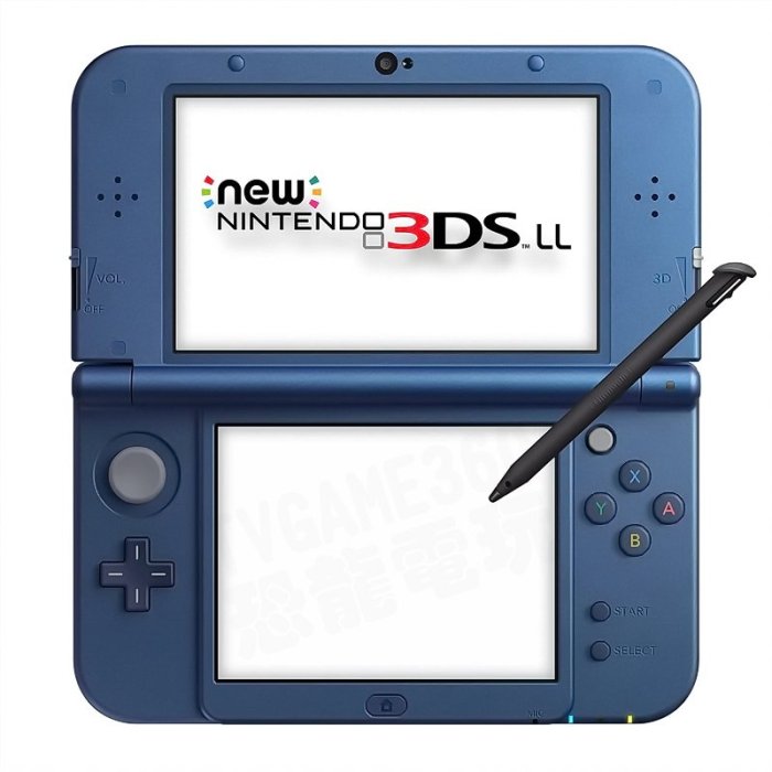 二手主機】任天堂NEW 3DSLL NEW3DSLL 主機日本機日文版金屬藍附贈充電