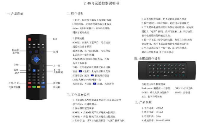 【保固最久 品質最佳/ 高階網路版 】MX3飛鼠 空中飛鼠 無線遙控器 安卓遙控器 飛鼠  2.4G   安博盒子