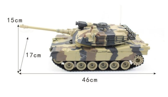 823[703戰車營]-T90(4101A)大型電動46CM遙控坦克 二戰子彈射擊軍事模型玩具坦克車無線遙控