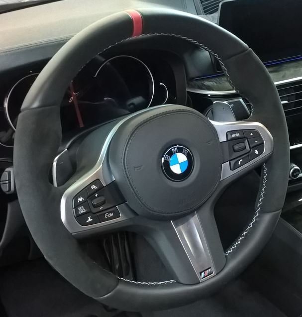 ✽顯閣商行✽BMW 德國原廠 M performance G05 X5 麂皮方向盤 改裝 內裝 M50d