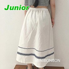 JS ♥裙子(NAVY) MINIBONBON-2 24夏季 MNN240430-131『韓爸有衣正韓國童裝』~預購