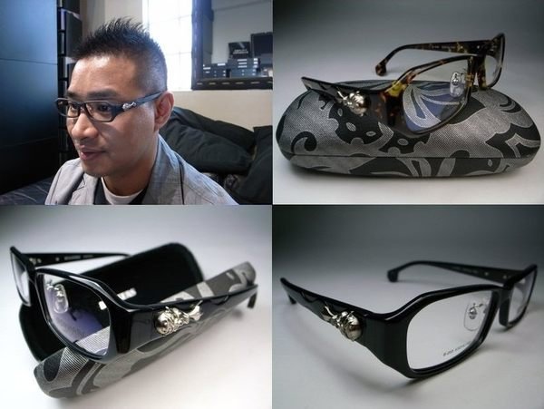 信義計劃 眼鏡 Bonkers 日本製 骷髏頭 膠框 方框