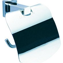 ~LZ麗緻衛浴~超優質小方型底座-純銅捲筒衛生紙架(厠紙架) [萊恩系列]