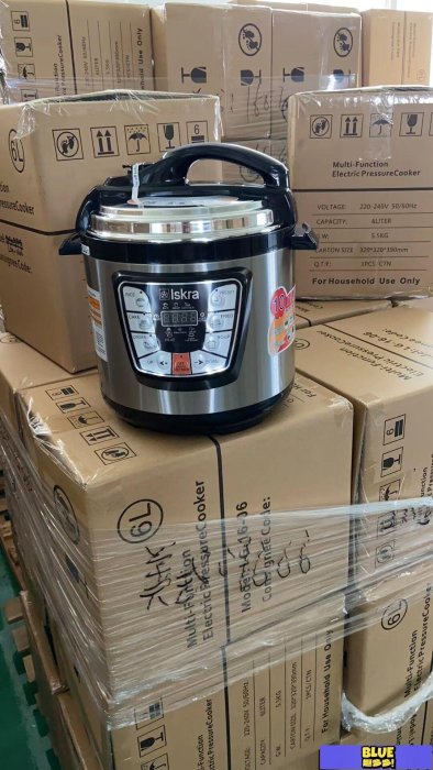 110V 220V英文跨境多功能電壓力鍋全自動電煮鍋電飯煲廠家6L-趣多多