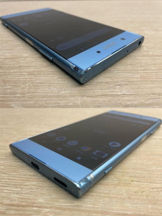 Sony Xperia XA1 Plus手機 藍色 5.5寸 G3426二手 備用機 （4個邊邊角角都有傷痕）如圖