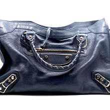 【青蘋果3C】Balenciaga Metallic Edge City 巴黎世家機車包 二手 #28618