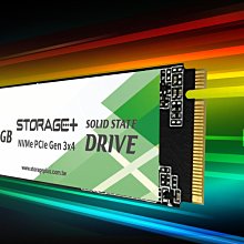 Storage+ NVMe M.2 Gen3x4 PCIe SSD 256GB TLC固態硬碟