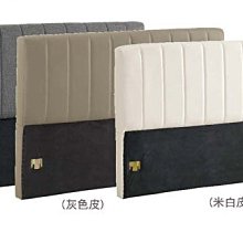 23E【新北蘆洲~嘉利傢俱】多琳5尺床頭片(灰色布)-編號 (E693-17) 【E系列產品另有優惠】