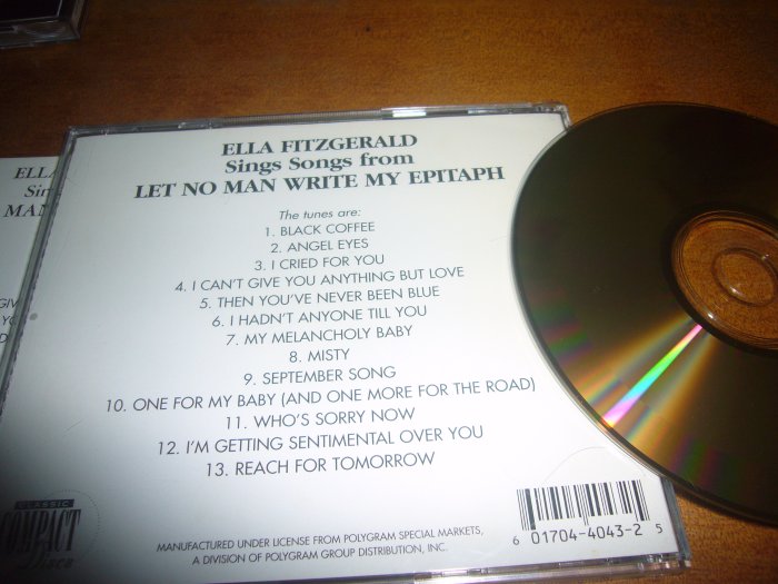 クラシックレコーズ Ella Fitzgerald My Epitaph 高音質 - 洋楽