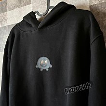 Retro CLUB【一元起標】【全新】聯名限定 BT21 x FRAGMENT 黑色 休閒帽T LOGO設計 休閒風格 F24413