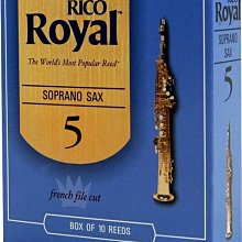 ♪ 后里薩克斯風玩家館 ♫『RICO ROYAL SOPRANO SAX 』10片裝 / 高音