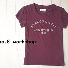 【A&F女生館】☆【Abercrombie LOGO刺繡短袖T恤】☆【AFG002A8】(XS-S)