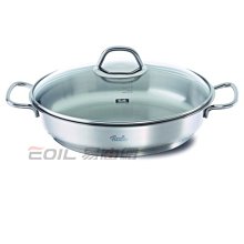 【易油網】【缺貨】Fissler Original Pro頂級不鏽鋼雙耳炒鍋(含蓋) 24cm #08435824000