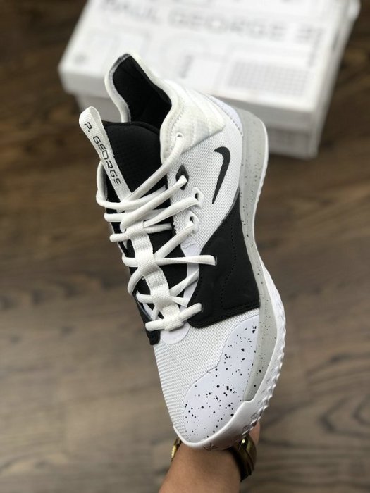 Nike PG3 NASA EP 黑白 熊貓 百搭 中筒 籃球鞋 AO2608 101 男鞋