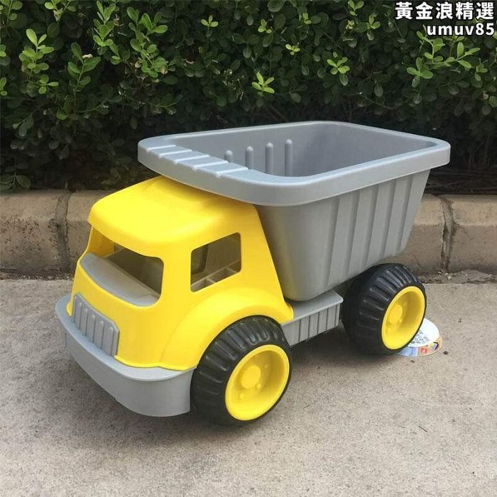 德國hape 沙灘翻鬥車運沙車沙灘玩具車玩沙挖沙大號戲水玩具冒險