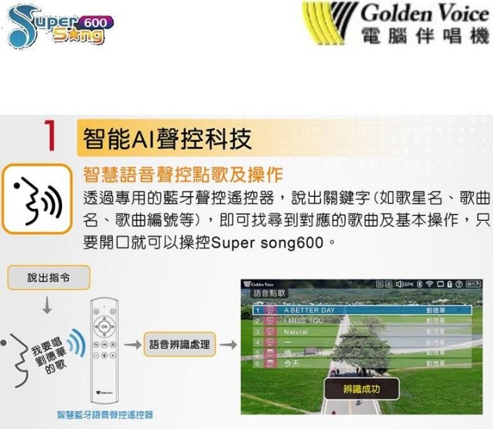 【金聲樂器】全配組 金嗓 Golden Voice Super Song 600 多媒體 行動 伴唱機 行動硬碟 4TB