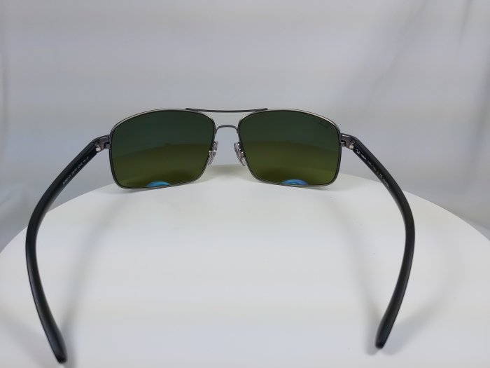 『逢甲眼鏡』Ray Ban雷朋 全新正品 太陽眼鏡 霧面紫金屬框  墨綠鏡面 偏光鏡片【RB3604CH-029/6O】