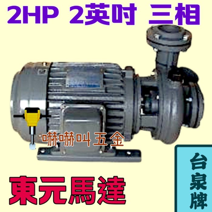 中部批發 台泉牌 東元馬達 2HP 2" 三相 東元同軸渦流馬達 渦流抽水機 冷卻水塔循環馬達 東元馬達