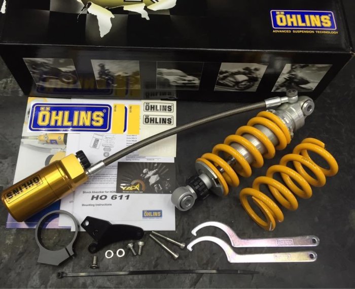 Ohlins HONDA MSX 125 SF 外掛式氣瓶 阻尼氣瓶可調後避震器