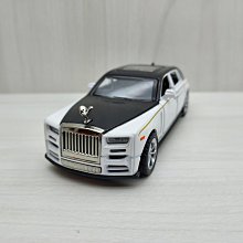 全新盒裝~1:36~勞斯萊斯 幻影 黑白色 合金 模型車(聲光車)玩具 兒童 禮物 收藏 交通