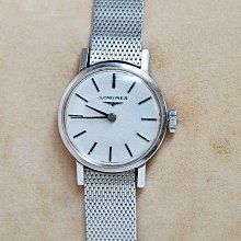 《寶萊精品》Longines 浪琴銀白圓型手動女子錶