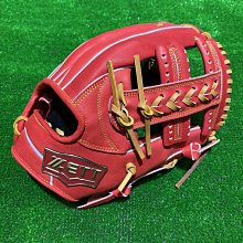 棒球世界ZETT SPECIAL ORDER 訂製款棒壘球手套特價內野十字12吋日本紅配色
